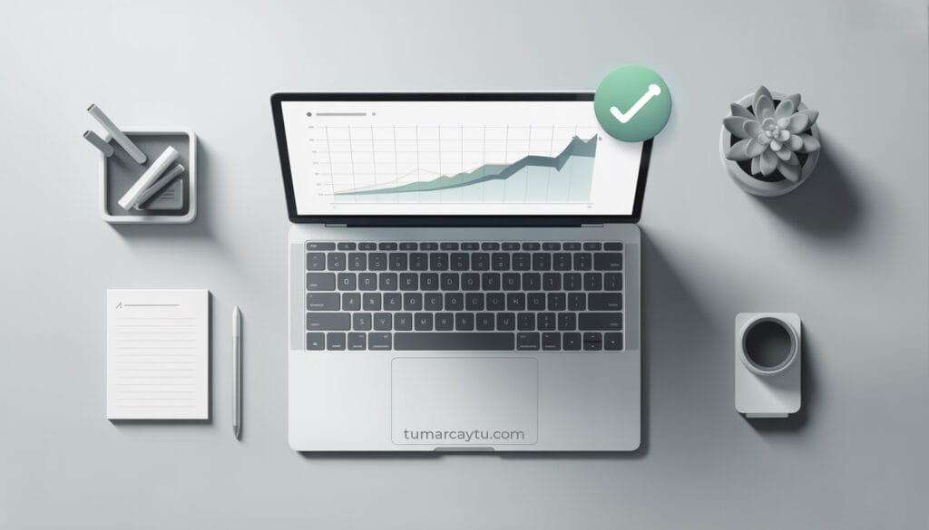 escritorio profesional y minimalista